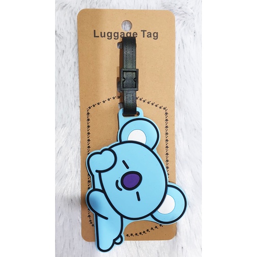 SALE 7.7 Travel Luggage Tag /  Gantungan Label Nama Karakter Kartun Anak Laki Laki dan Perempuan Lucu dan Gemes