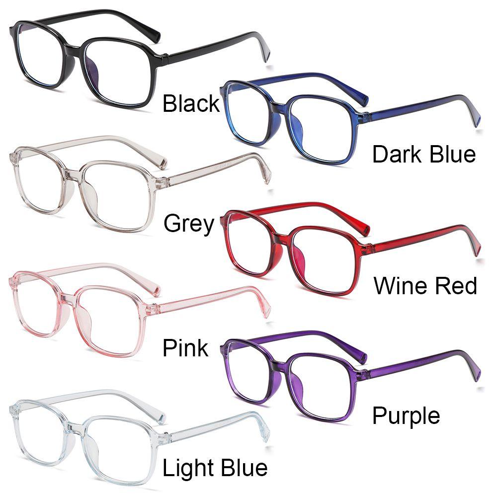 R-FLOWER Anti-Blue Light Glasses Fashion Portable Square Ultra Light Frame