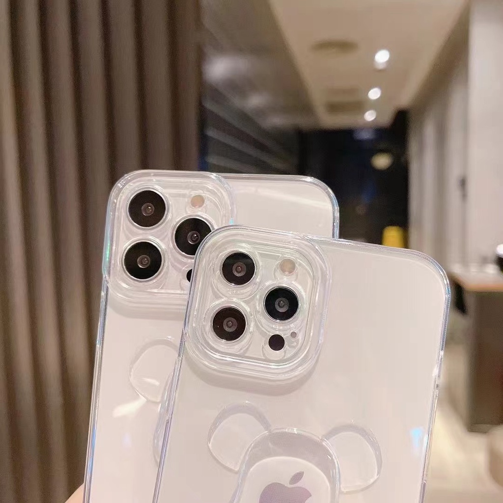 Case Transparan Anti Jatuh Untuk iPhone 13 Pro MAX 11 Pro MAX 12 X XS MAX XR 8 7 Plus