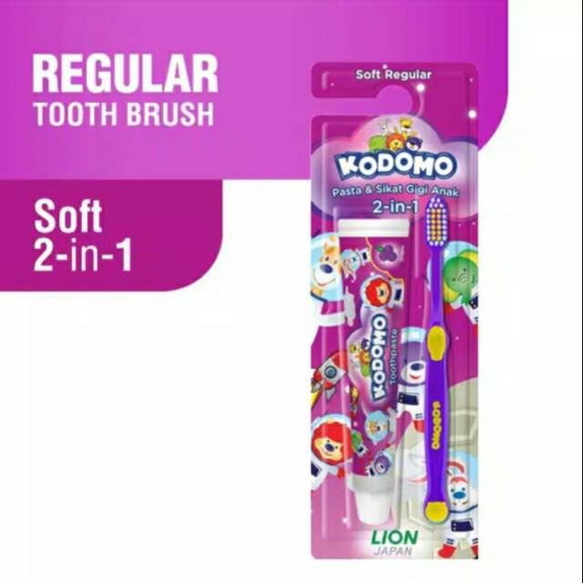 Kodomo Toothbrush Reguler 2 in 1