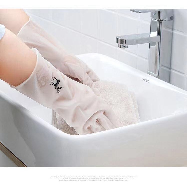 [BB7] - Sarung Tangan Karet Cuci Piring Anti Licin Multifungsi Cleaning Gloves