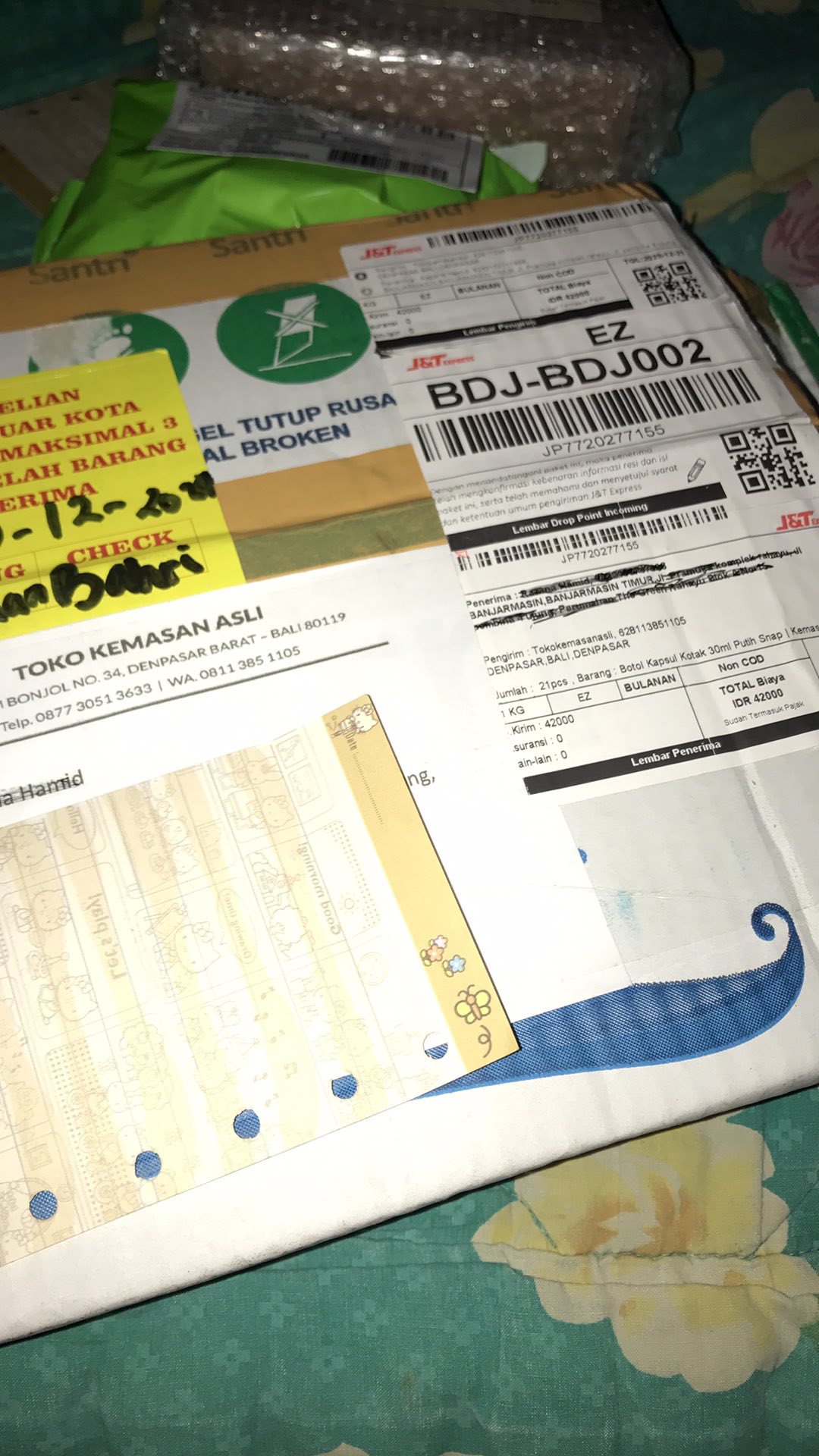 Botol Kapsul Kotak 30ml Putih Snap | Kemasan Package Botol Minuman