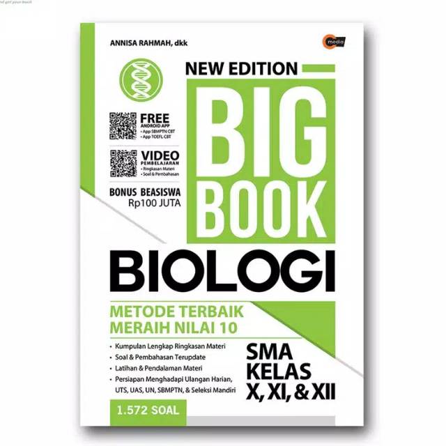 BIG BOOK BIOLOGI SMA KELAS X, XI, & XII (100%ORIGINAL)