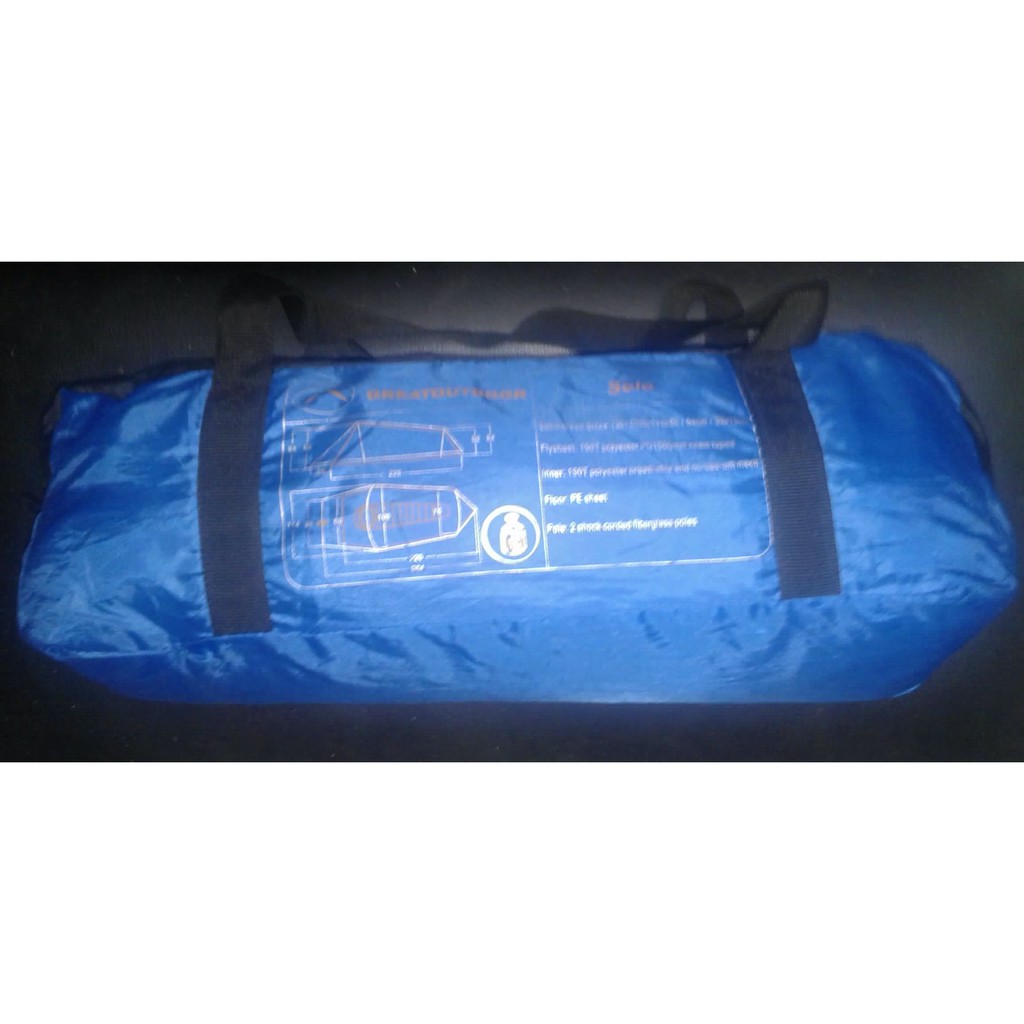 Tenda gunung 1person 2layer 3season