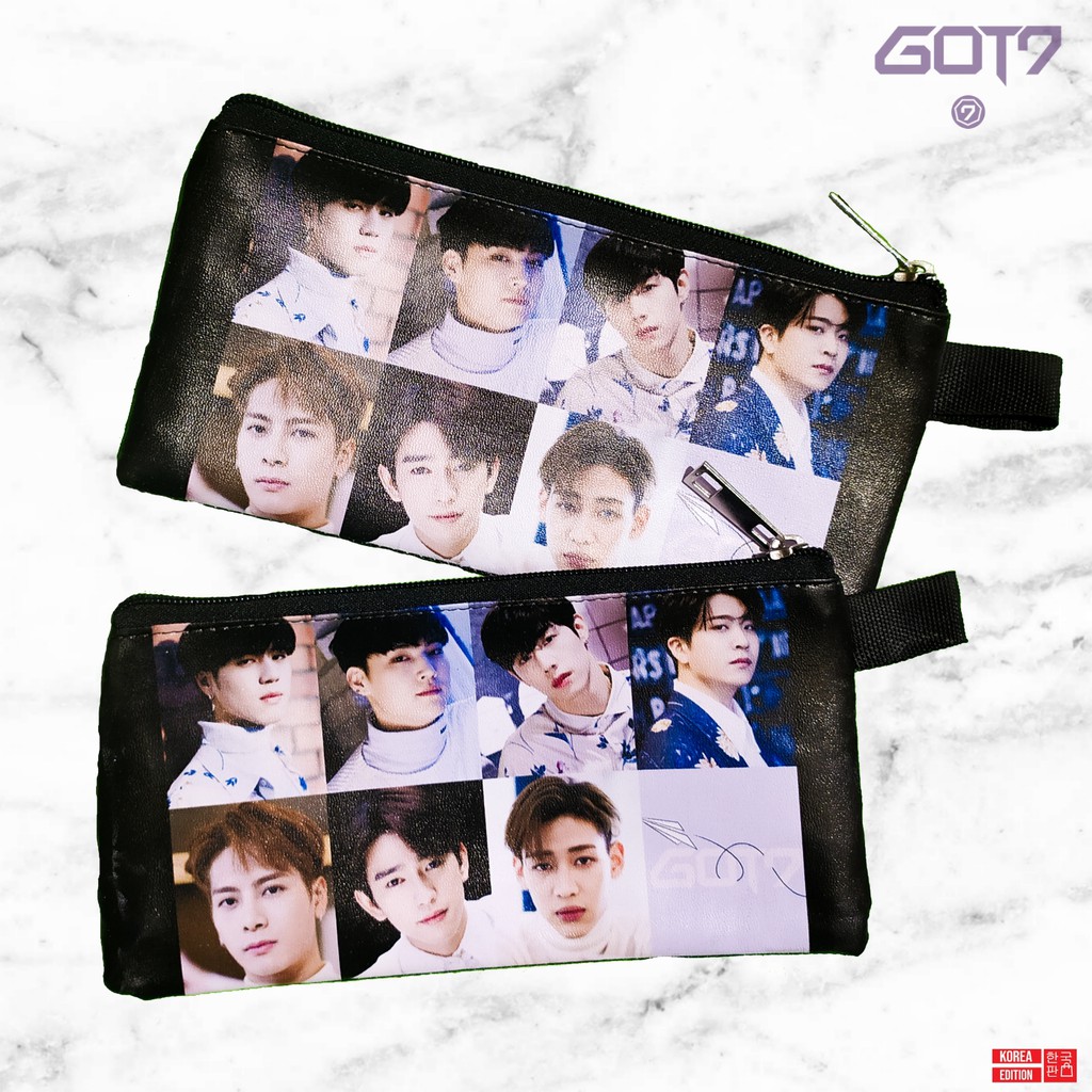 

Tempat Pensil Printing GOT7 Present You & Me JB Mark Jackson Jinyoung Bambam KPOP Stationary