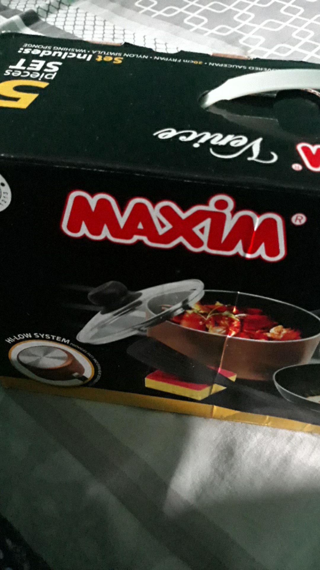 Panci Maxim Venice Set Peralatan Masak Frypan Spatula Sponge / Panci Set Maxim / Panci Maxim