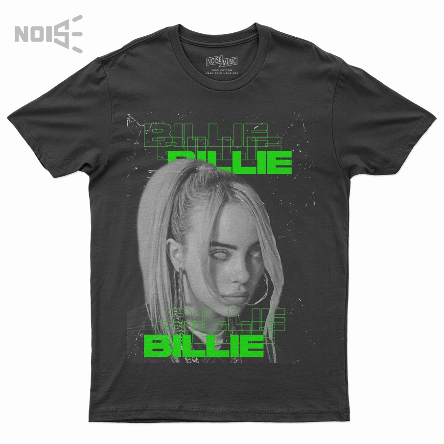 KAOS MUSIK BAND BILLIE EILISH HEAD ORIGINAL NOISE