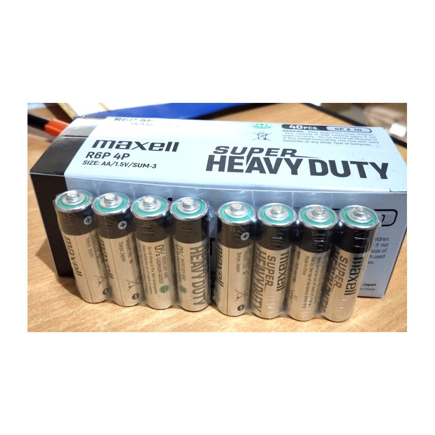 Baterai Maxell AA Original Battery A2 2pcs High Grade Super Heavy Duty