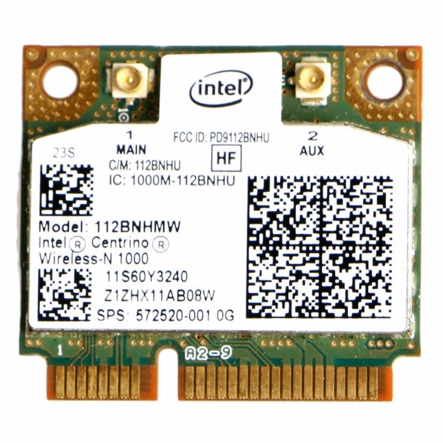 Intel wifi centrino N 1000 wireless card adapter half mini pcie