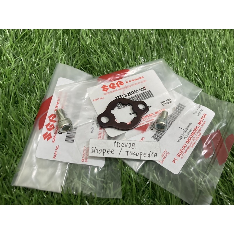 Screw Klem Kunci Gear Depan Satria Fu Karbu Fu Injeksi Plate Lock Sprocket Engine Raider 150 ORI SGP-1