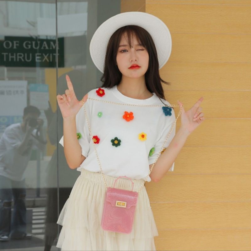 tas hp melodi jelly glitter