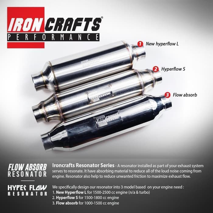 Ironcrafts Muffler Resonator