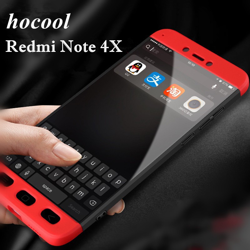 For Xiaomi Redmi Note 4X Snapdragon (32GB) Mediatek(64GB) 360 Degree Full Covered Ultra Thin PC Ca