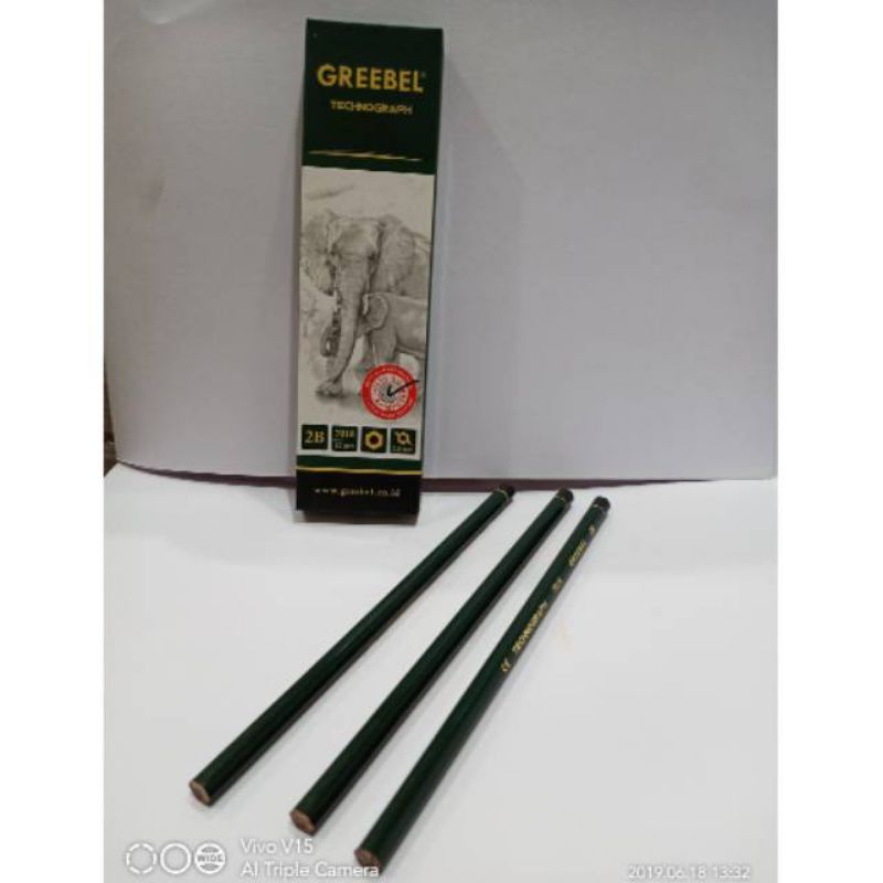 

pencil grebell 2B perpak isi 12 pcs