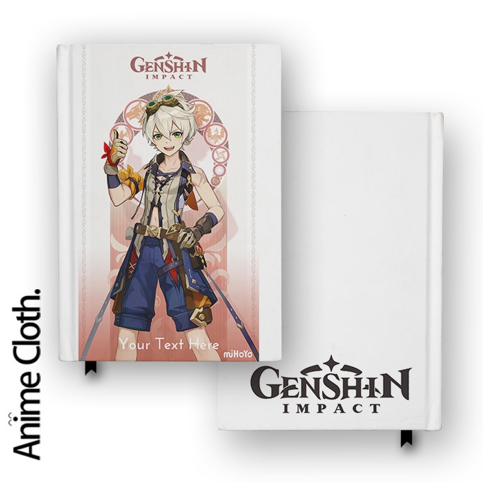 

Buku Catatan Notebook Genshin Impact Bennet Diary Custom Hardcover