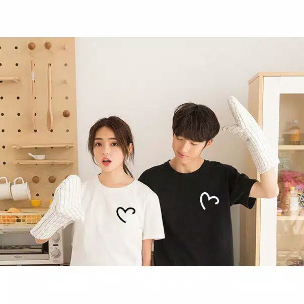 Kaos LOVE Pasangan / Tshirt Couple Hati