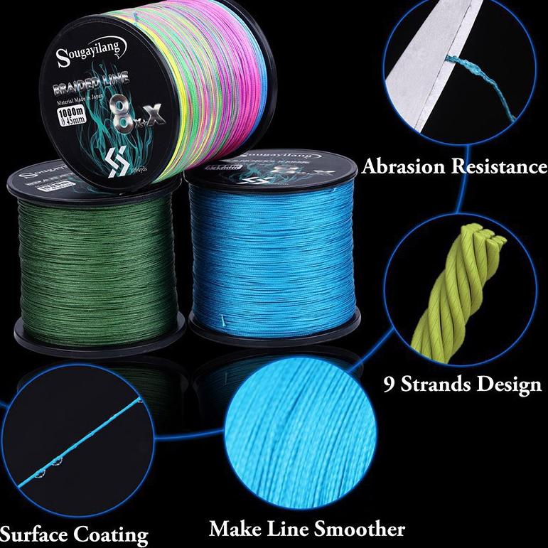 Bla31au22ᴺ ▫ SENAR PE SOUGAYILANG, PE X9 PANJANG 300 METER SENAR MURAH DAN KUAT