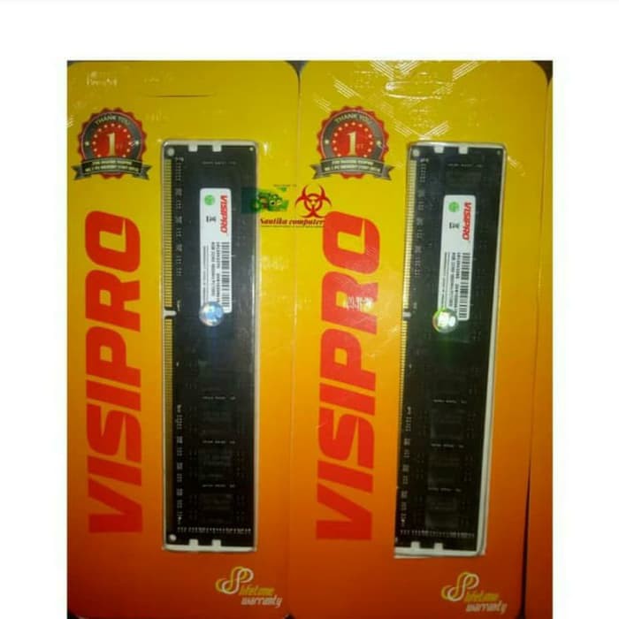 MEMORI RAM PC LONGDIM VISIPRO DDR3 8GB PC12800 1600MHZ