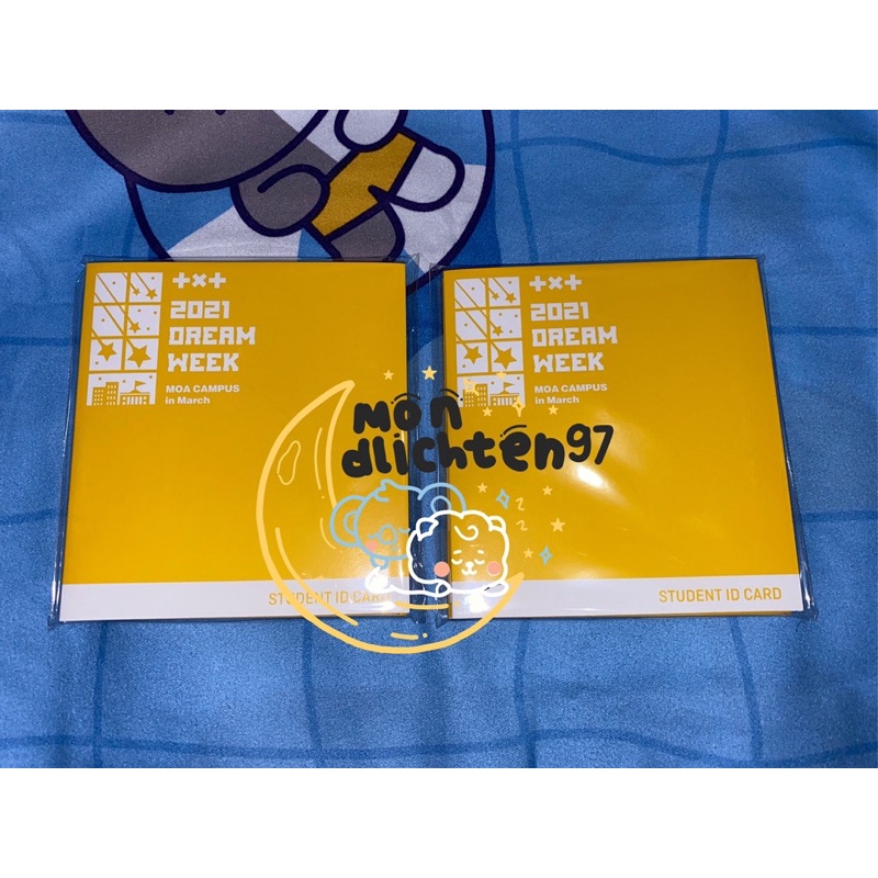 TXT DREAM WEEK MOA CAMPUS STUDENT ID CARD FULLSET