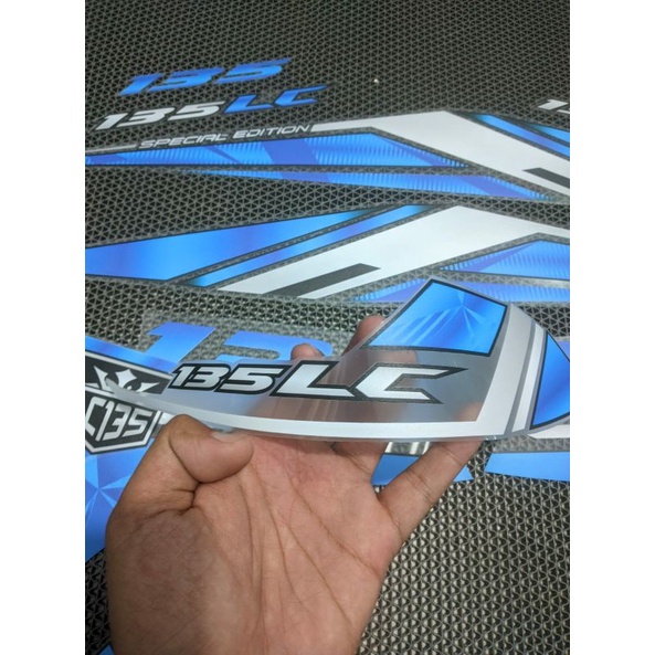 STRIPING MX  NEW135 DIASIL TRANSPARAN BIRU#