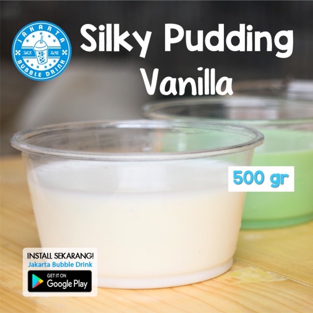 

VANILLA SILKY PUDDING / TOPPING POWDER MINUMAN