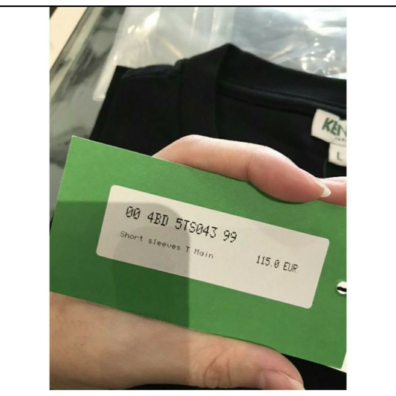kaos kenzo paris authentic