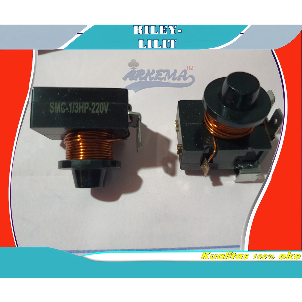 RILEY KOMPRESSOR / PTC RILEY / PENGGERAK COMPRESSOR KULKAS / RILEY LILITAN KOMPRESOR 1/4PK DAN 1/3PK