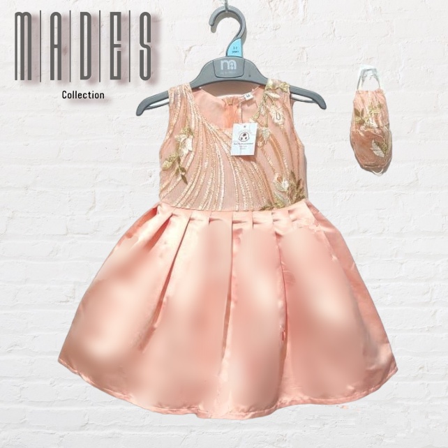 BAJU DRESS ANAK PEREMPUAN 2 TAHUN/ DRESS PESTA ANAK