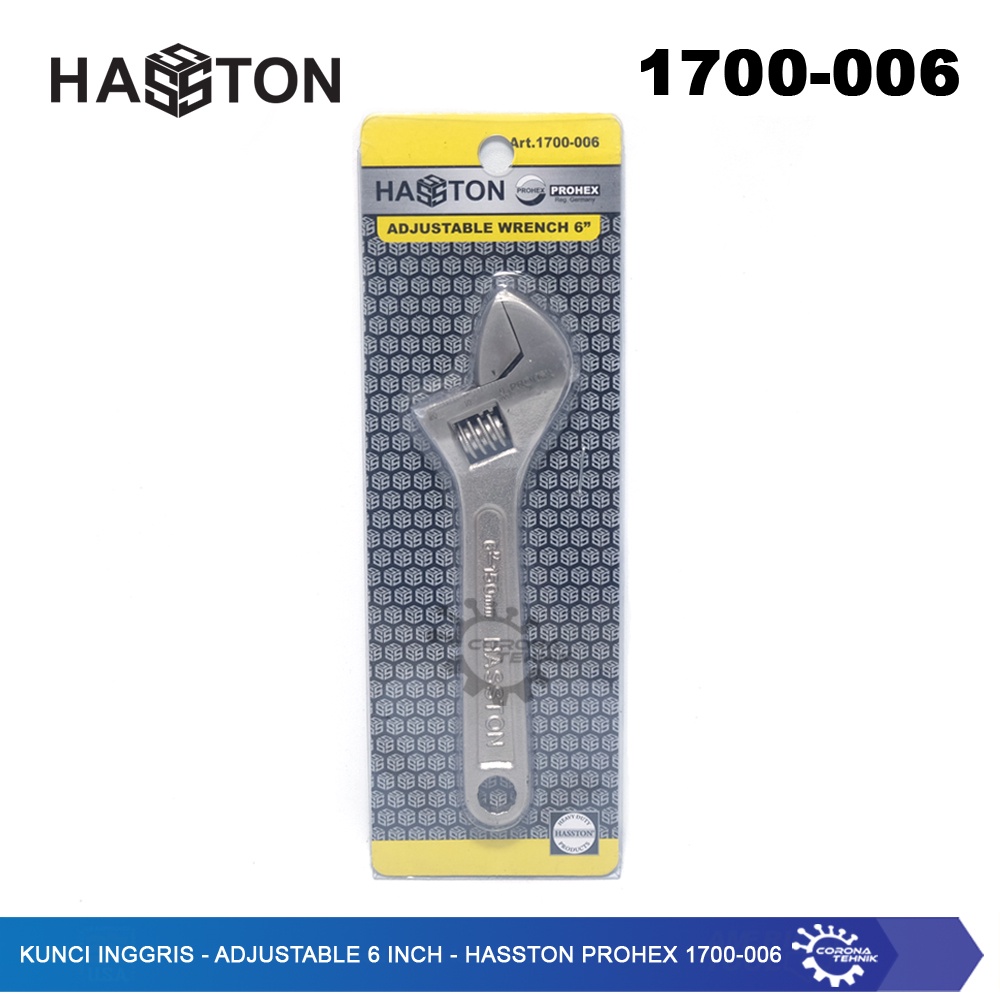 Hasston Prohex 1700-006 - Kunci Inggris - Adjustable 6 Inch