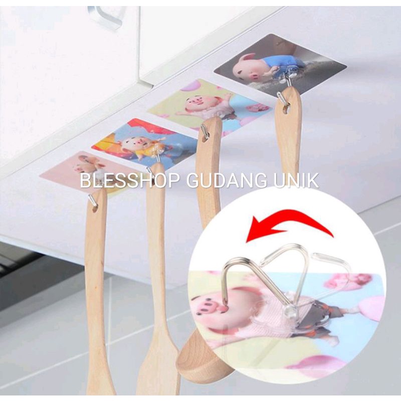 Hook Tempel Kuat Gantungan Tempel Super Kuat