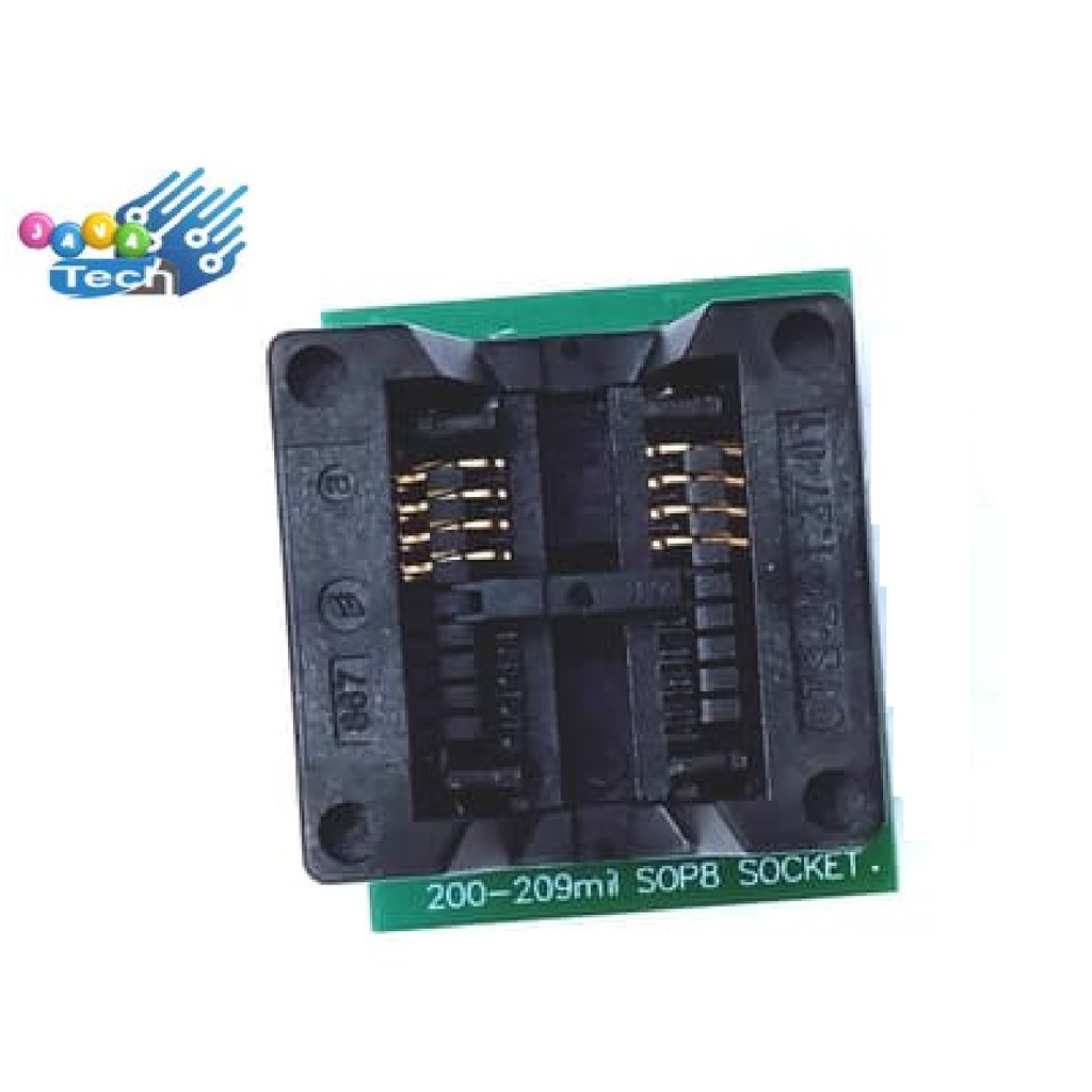 Socket Adapter IC SMD SOP8 SOIC8 to DIP8 200mil Soket Flash Bios