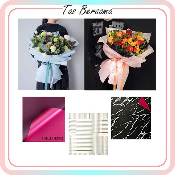 

Flower Wrapping Motif Color Cellophane Paper Kertas Bunga Motif KB6071 kb6072 6073 6074 6075 6076 KB6077