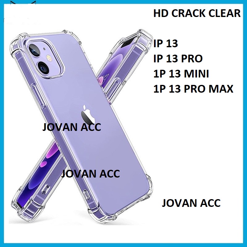 IPHONE 14 14 MAX 14 PRO 14 PROMAX 13 PROMAX 13 PRO 13 13 MINI CASE HD BENING CRACK 1.5mm SOFTCASE SILIKON BENING CLEAR TRANSPARAN ANTICRACK CLEAR BENING CASING COVER KARET PRO MAX