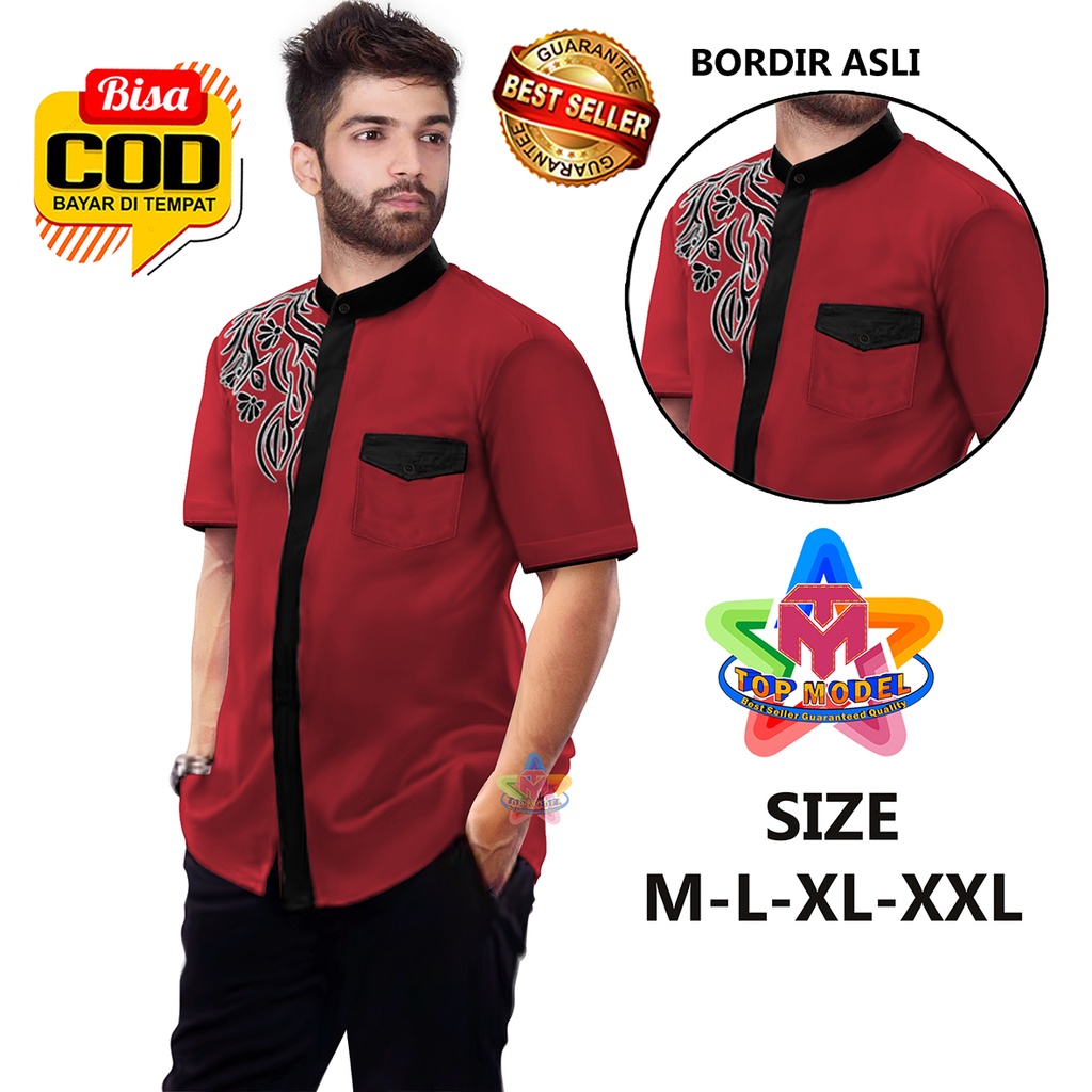ATASAN KOKO Bordir Asli PRIA ABG DEWASA MUSLIM Sks 00033 BISA COD Dan Gratis Ongkir PAKISTAN Terbaru Baju Termurah dan Terlaris Koko Lebaran Terbaru 2022 koko Ngaji Koko Sholat Koko Terbaru Koko Modern Islami Koko Terbaru Paling Murah Koko ABG Gaul Viral