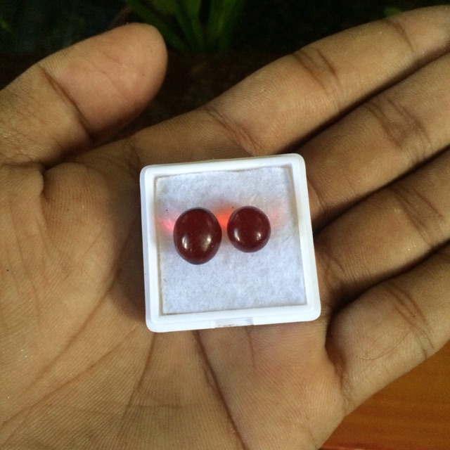 Batu Merah Delima Bulat Dari Delima Shopee Indonesia