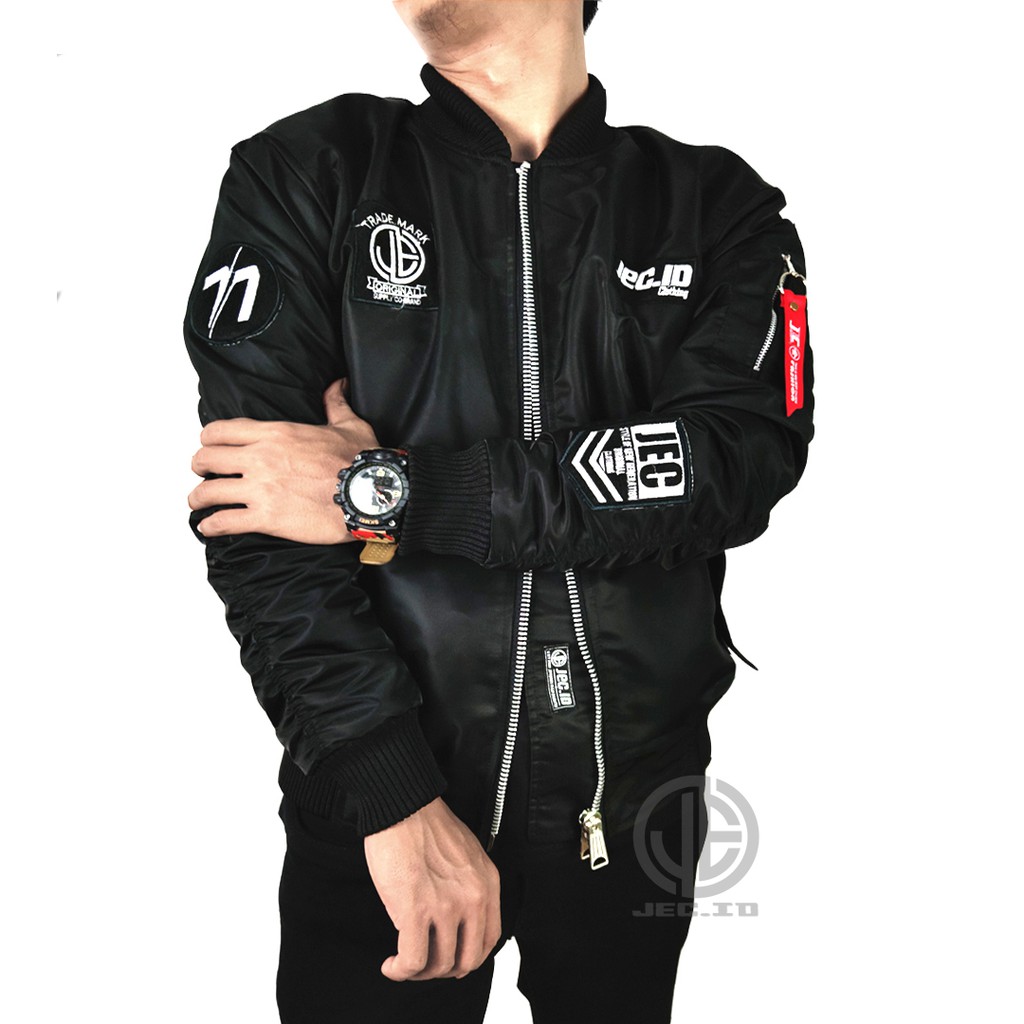 Jaket Bomber Original Jec 77 Premium | Boomber | Parasut | Waterproof | Outerwear