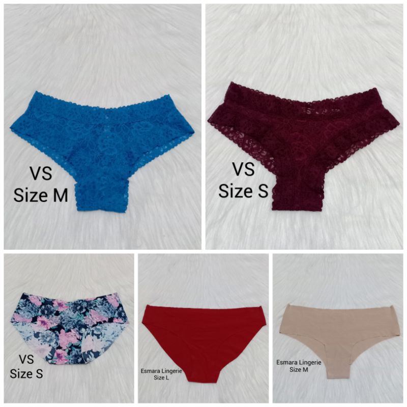 VICTORIA'S SECRET PANTY DAN THONG / ESMARA LINGERIE PANTY