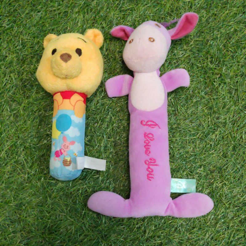 Boneka Mainan Baby Winnie the Pooh &amp; Eeyore Original Disney