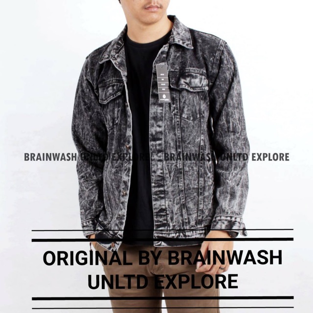 Jaket Jeans Sanwash Original