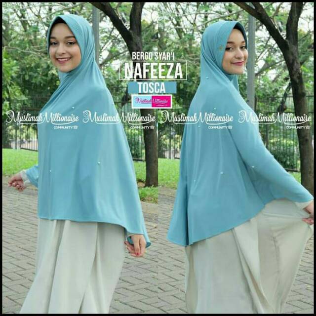 Jilbab dewasa | bergo NAFEEZA | MIULAN | bergo miulan | hijab syari | khimar | bergo jumbo