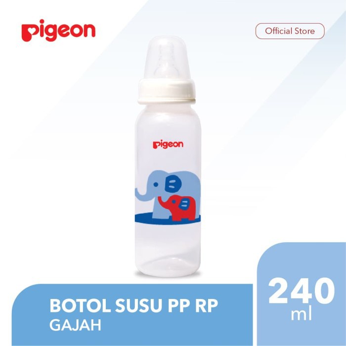 PIGEON BOTOL PP RP GAJAH SILICONE NIPPLE 240ML