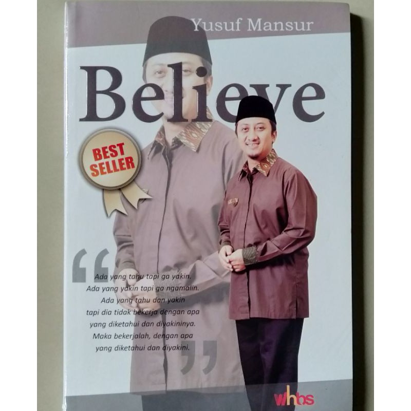 Buku Believe Yusuf Mansur
