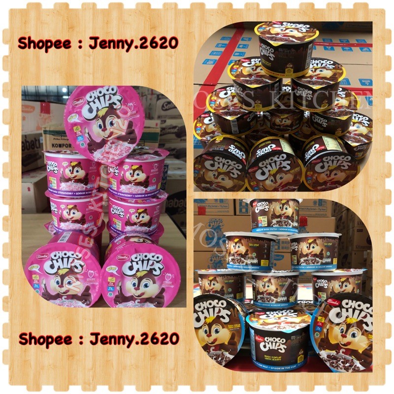 

SIMBA CHOCO CHIPS CUP SUSU PUTIH/SUSU COKLAT 20G/SEREAL SIMBA CUP SUSU COKLAT 20G PROMO/CHOCO CHIPS