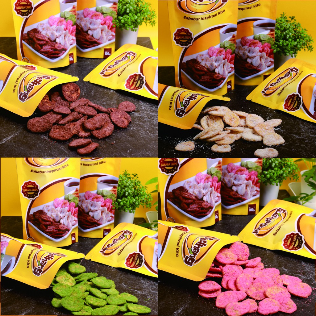 

PAKET HEMAT isi 12pcs Keripik Pisang 100gr Cemilan [Mr Gedhang Terlaris] tanpa pemanis buatan