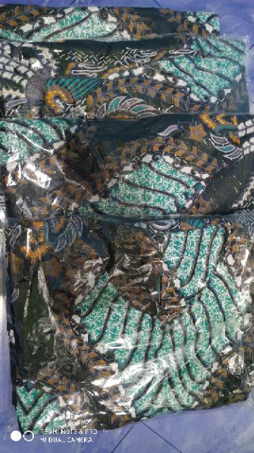 Tey-17 Batik Wanita Asj Sa Hrb026 Kenongo Kemeja Tosca Pendek