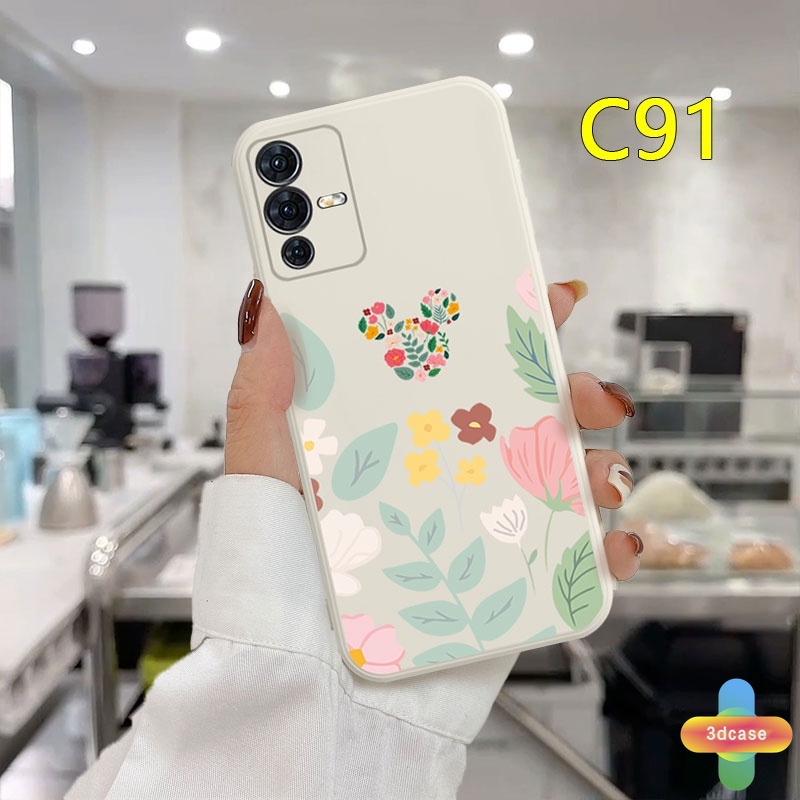 Casing Soft Case Xiaomi Redmi 9 9C NFC 9A 9i 9T 9AT 9 PRO Power 10X POCO C3 M2 PRO Redmi Note 9 8 10 10S 9 PRO MAX 9S Xiaomi Redmi POCO X3 NFC X3 PRO M3 Y12 Y20 A12 A54 A15 A16 Cute Mickey Minnie Mouse Flower Anti-fall Case