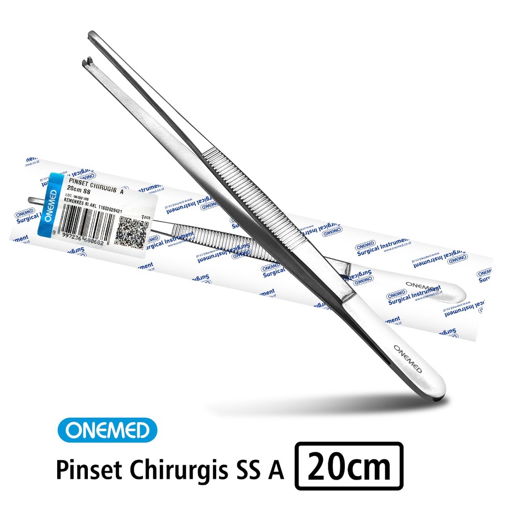 Pinset Chirurgis 20 Cm Stainless Steel Onemed