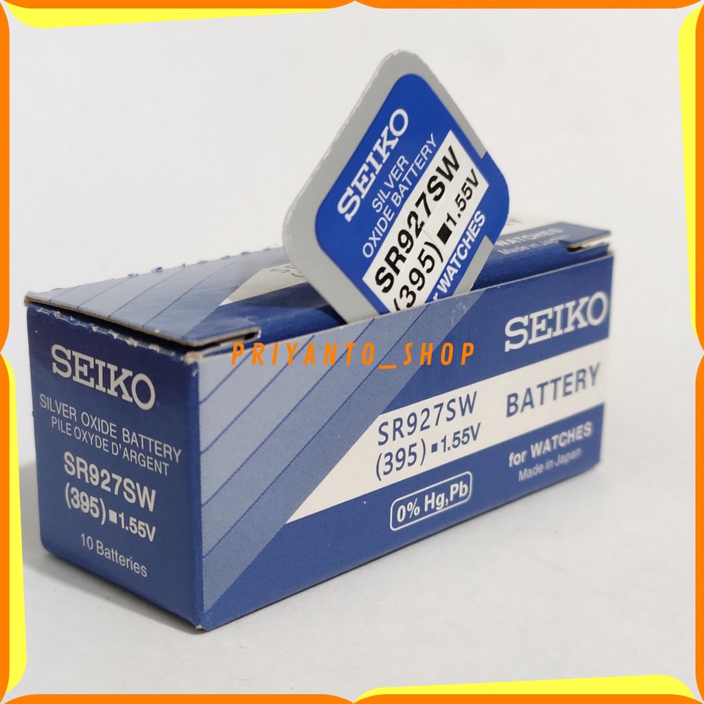 Original batu Battery Batrei Seiko SR 927 SW Seiko 395 SeikoJapan