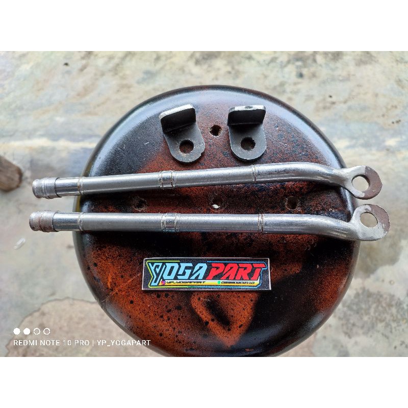 BEGEL PANJANG  CB100 CB125 BESI FULL AS MENTAH MOTIF ALA NGANJUKAN