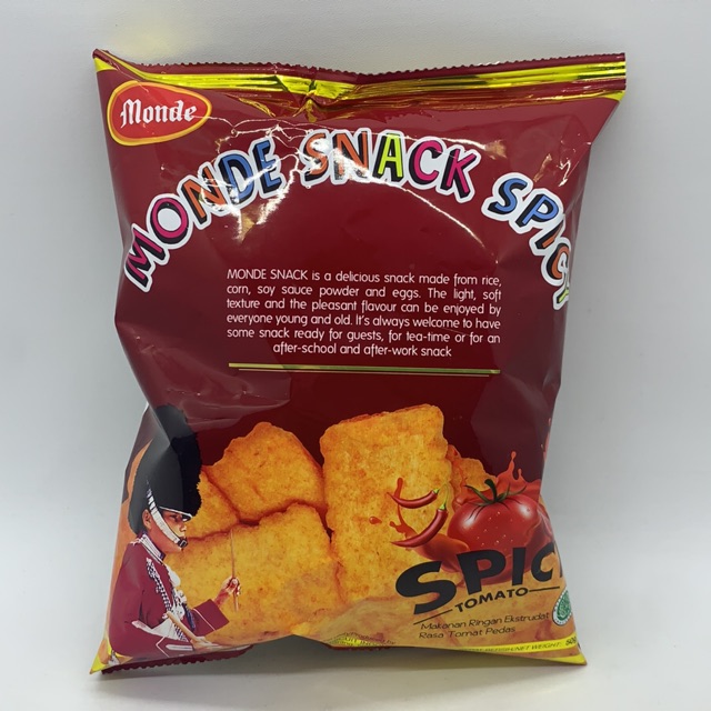 

Monde Serena Snack Spicy Tomato 50gr barcode 8888166350489